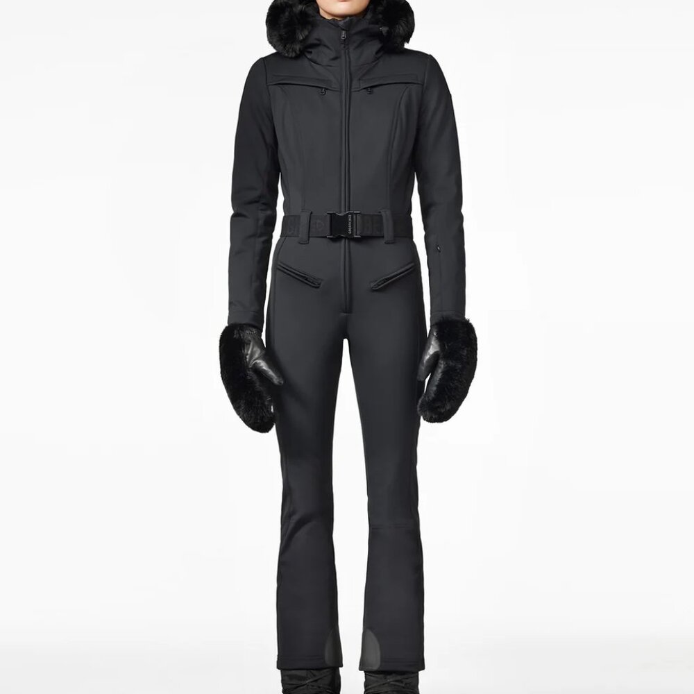 Goldbergh Parry Ski Suit w/ Faux Fur Hood